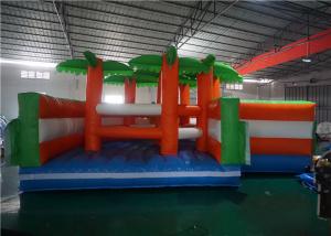China Amusement Park Commercial Inflatable Bounce House Tunnel Shaped Design Reliable factory