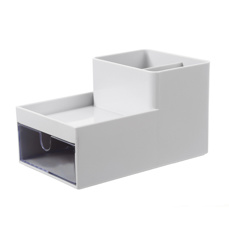 Creative Pen Holder Plastic PS Desktop Storage Box For Students