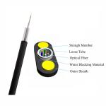 Unitube Flat Drop Fiber Optic Cable FTTH 5X6 MM 50um