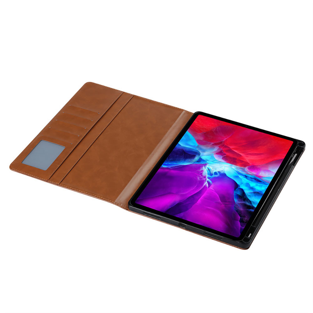 Laudtec Suitable for Apple for iPad Pro 13 2024 Tablet Protective Case with Sleep Mode Pen Slot Multi Functional Card Slot
