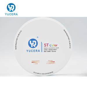 China ST Pre Shaded Zirconia Block Dental Lab Self Colored Zirconia Blank factory