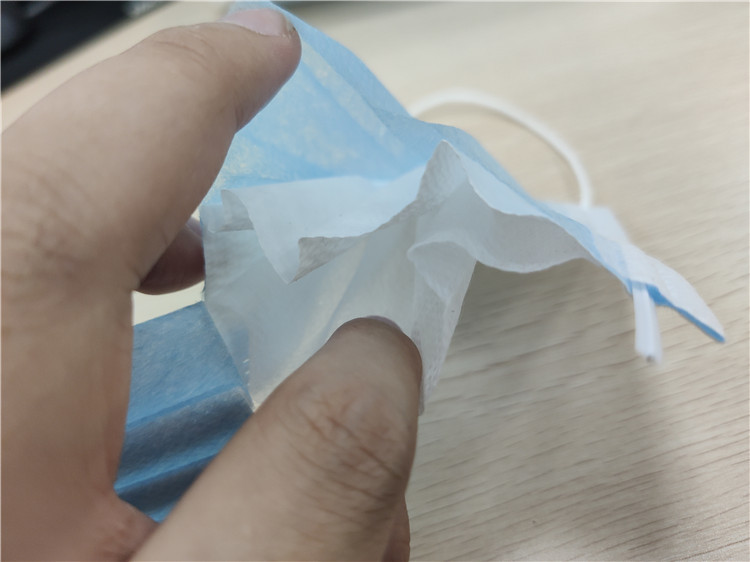 Anti Bacterial 3 Ply Non Woven Face Mask 50 PCS Fluid Resistant Odorless