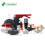 Plastic Irrigation Union PVC CPVC UPVC Flexible Ball Valve with Straight Through
