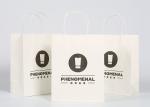 Large Paper White Packing Bags , Printed Gift Bags For Gift Garment Packing