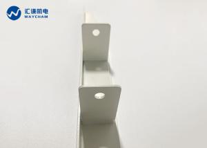 China White Powder Coating Electroplating Metal Stamping Parts Air Conditioning Rack factory