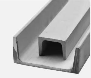 China AiSi ASTM Stainless Steel U Channel For Solar Support Equipment Connection factory