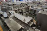 PLC Control Automatic Packaging Line For High Capacity Production 35-150 Bags