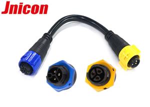 China IP67 Waterproof Quick Disconnect Wire Connectors For Power Cable Extension factory