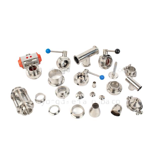 Food Grade Dairy Pipe Fitting Sanitary Stainless Steel with ISO 9001 Certificati