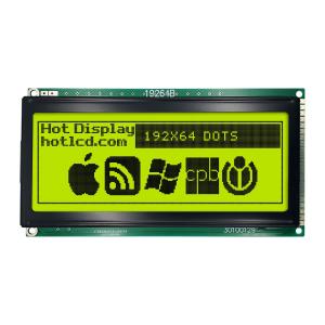 China 192X64 KS0108 Graphic LCD Module Display With White Backlight HTM19264B factory