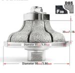 Customized ODM Support Vacuum Brazed Grinding Wheels Diamond Router Bits for