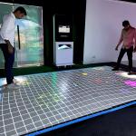 Entertainment Mobile Interactive Floor Projector For Amusement Park