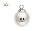 SS304 Round Shank Pearl Buttons Dangle Beads Pendant