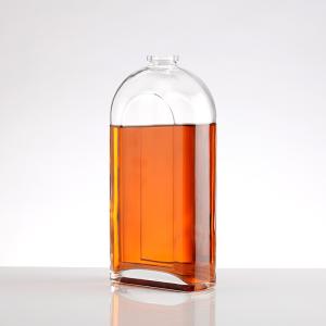 China Aluminum Plastic PP Collar end Spirits Cork Round Bottles 700ml Bottle with Customers factory