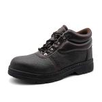 Brown Anti Puncture Safety Shoes Durable Iron Toe Shoes Anti Smash
