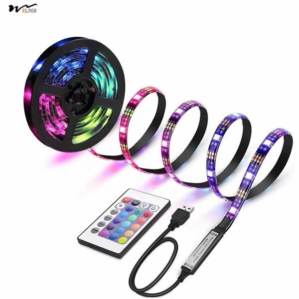 LED Step Lights for Bedroom Party Kitchen USB Powered 15 Color Options Remote