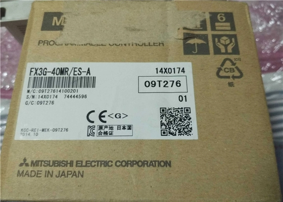 China 14 - 256 Points I/O Mitsubishi PLC Programmable Logic Controller FX3G-40MR/ES-A on sale
