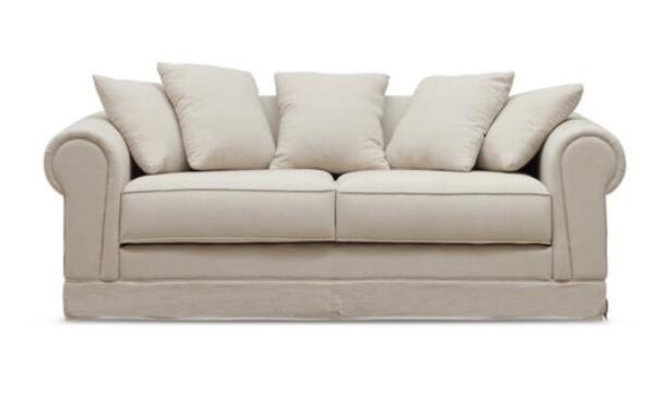 American style Linen fabric upholstery classic 3-seater sofa,lounge chair,living
