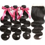 Virgin Peruvian Human Hair Cutical Aligned Hair Body Wave With Full Cuticle