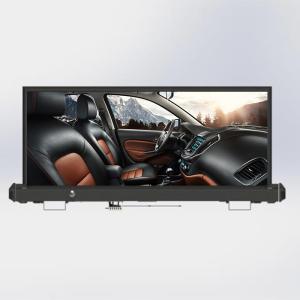 China 240000 Dots/Sq.M. Two Side Taxi Roof Led Display Wireless Control IP65 factory