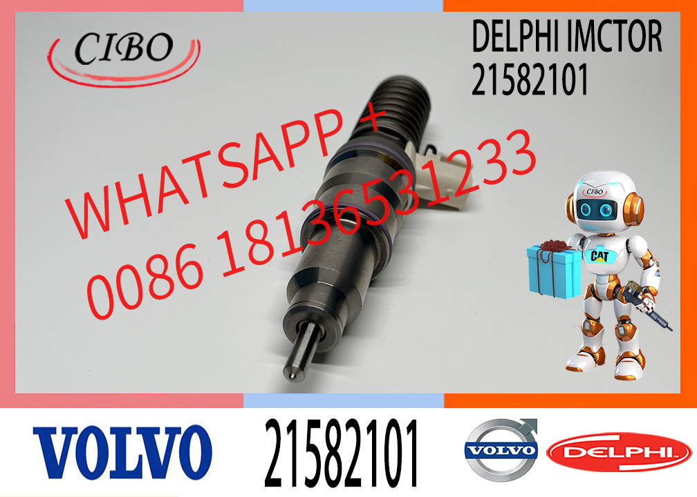 Diesel Fuel Injector 21582101 7421644602 7485000674 7485003951 7421582101 E3.18 for 11LTR EURO3