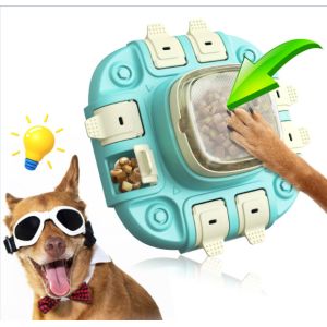 Multi Functional Dog Puzzle Bowl Customized Maze Dog Bowl Sustainable