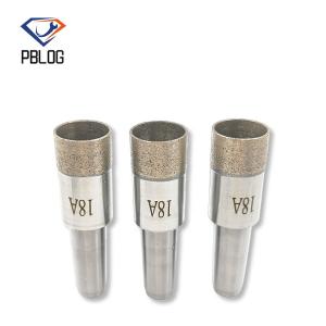 China Brazed Body Sharp Taper Shank Diamond Glass Core Drill Bit factory