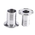 Silver WZ Hydraulic 304 316 Stainless Steel Quick Hose Connector Ferrule DIN