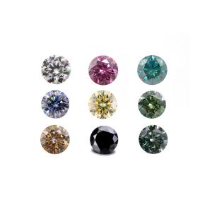 China Customized Loose Moissanite Gemstones Solitaire Emerald Cut Pink factory