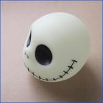 Cartoon plastic death head money bank， zombie vinyl piggy bank gifts for kids or