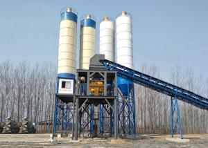 China HZS60 Soil Cement Mixing Plant 60m3 Belt Type Concrete Batching Plant Equipment factory