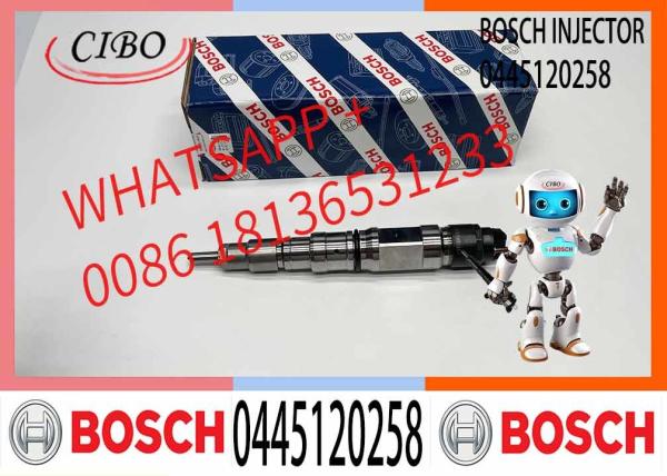 Common Rail Diesel fuel Injector 0445120258 4009030031 for DOOSAN excavator