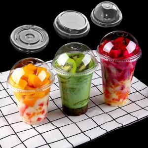 China 6 7 9 11 12Oz Biodegradable PLA Cups Cold Coffee Plastic Cup Beverage Ice Cream Boba factory
