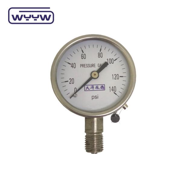 dry natural gas oxygen use no oil bottom entry 60mm stainless steel bourbon tube