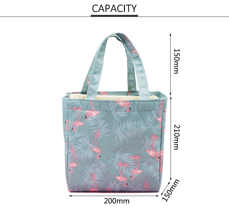 L20*D15cm Foldable Insulated Lunch Cooler Bags For Travel