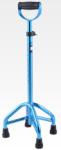 Aluminum Adjustable Walking Sticks Four - Legged Knee Crutch For Elderly 0.6kg