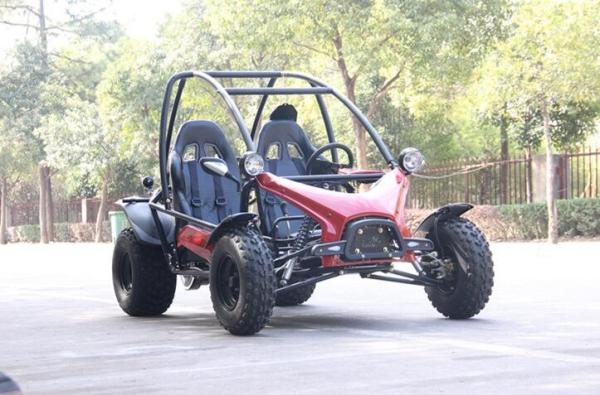 Horizontal Single Cylinder 4 Stroke Double Seat Go Kart With Front / Rear Disc