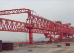 Construction Concrete Rail Running Launcher Crane 5m/Min Travel