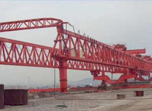China Construction Concrete Rail Running Launcher Crane 5m/Min Travel factory
