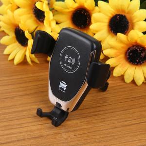 China Automatic 8pin 10W Gravity QI Wireless Car Charger factory