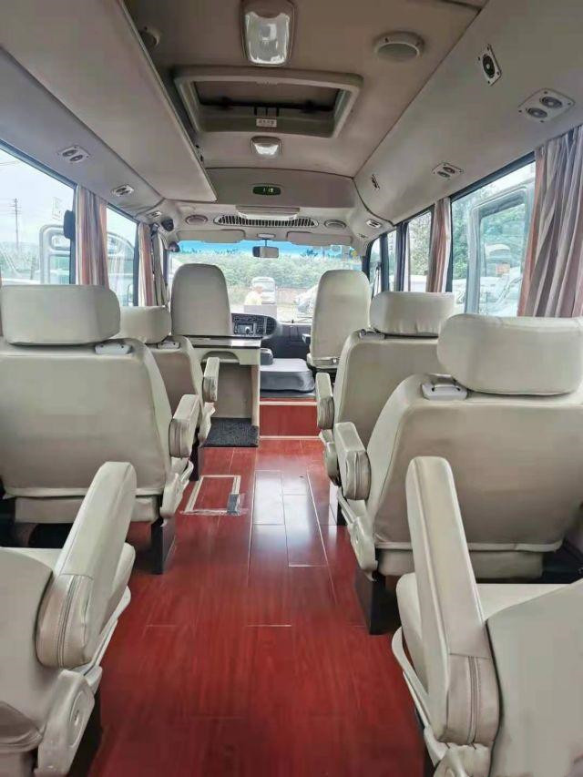11 Seats Coach Bus Max Diesel Tank Engine Dimensions H-Yundai Origin Used Mini Bus CHM6710 Good Condition