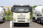 10m3 Concrete Mixer Truck Jiefang 8×4 Mixer CNG Engine 410hp Six Cylinders Flat