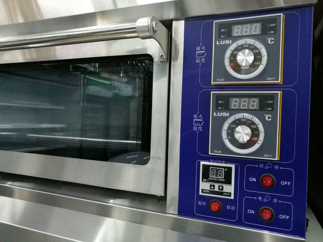 Large Capacity Electric Deck Oven Comes With Stainless Steel Exterior Chamber
