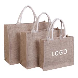 China CMYK Jute Shopping Bag factory