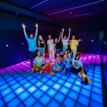 Amusement Park Interactive Projection Hopscotch Floor Activate Games Grid Led