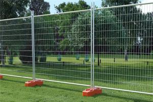 China Outdoor Temporary Removable Fence 6x12 Powder Coated Galvanized Temporary Fence factory