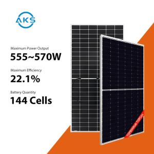 China 555W 560W Canadian Mono Solar Panels 565W 570W Canadian Monocrystalline Solar Panels factory