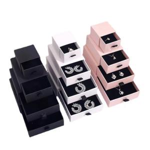 China Colorful Matte Jewelry Packaging Boxes Gift Jewelry Storage Box Travel Jewelry Box factory