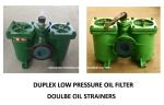 DOUBLE CRUDE OIL FILTER FOR DIESEL OIL SEPARATOR INLET MODEL： AS80-0.4/0.22 CB /