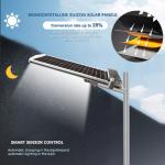 Smart Outdoor Solar Powered Street Light Lamp Waterproof for Intelligent and
